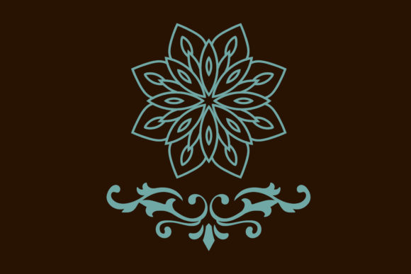 Download Mandala Blue Flower Ethnic Design Art - Ethnic design Collection