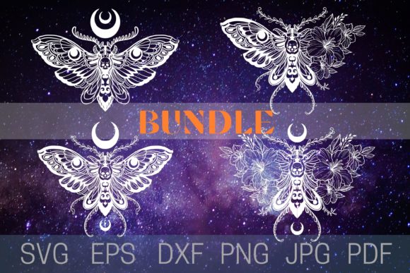 Download Death Moth Mandala Drawing Moon - Drawing Collection