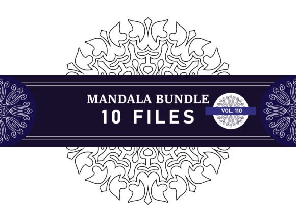 Download Hand Drawn Mandala Ornament Vol. 110 - Hand drawn mandala Collection