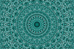 Download Turquoise Seamless Mandala Pattern - Mandala pattern Collection