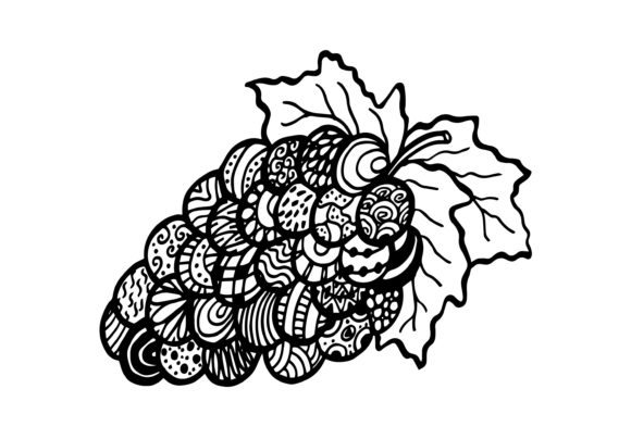 Download Grape Fruits, Zen Art, Hand Drawing - Drawing Collection