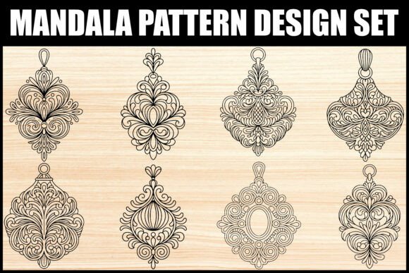 Download Elegant Mandala Pattern Ornament Set - Mandala pattern Collection