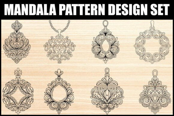 Download Elegant Mandala Pattern Ornament Set - Mandala pattern Collection