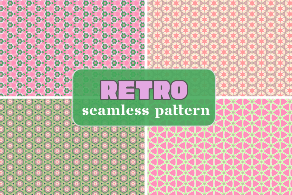 Download Pastel Geometrical Retro Tile Patterns - Patterns Collection