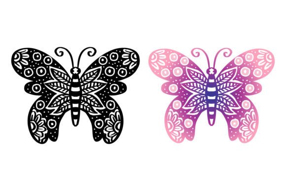 Download Butterfly Doodle Zentangle Hand Drawing - Drawing Collection