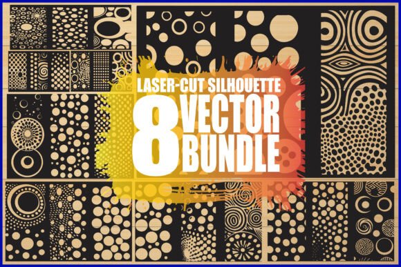Download Modern Circle Pattern Vector Budnle - Modern Collection