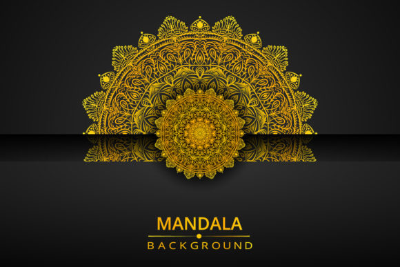 Download Modern Luxury Golden Mandala Background - Modern Collection